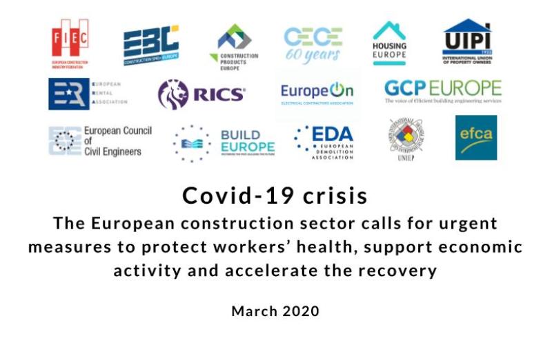 Construction 2050  - Joint Statement on COVID19